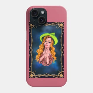 Ginger hair virgo witch Phone Case