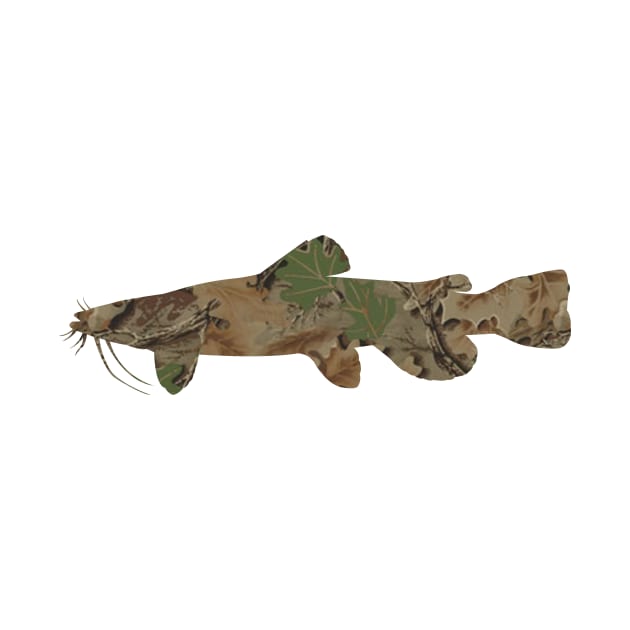 Father's Day Camo Catfish Fishing Hunter Fish Life by charlescheshire