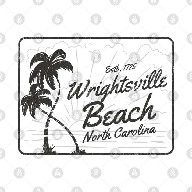 Wrightsville Beach, NC Summertime Vacationing Palm Trees by Contentarama