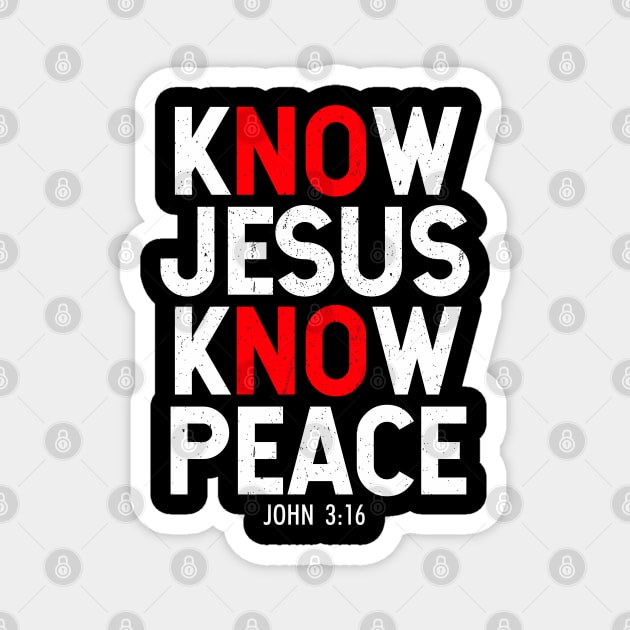 Know Jesus Know Peace Magnet by WiZ Collections