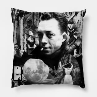 Albert Camus French Philosopher Absurdism Stoicism Book Pillow