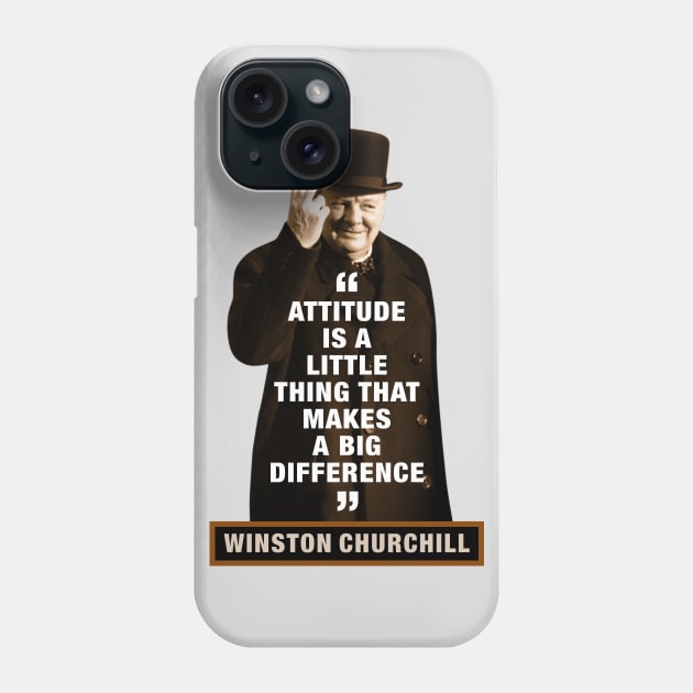 Winston Churchill Quotes Phone Case by PLAYDIGITAL2020