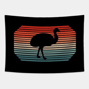 Vintage Nandu Retro Design Vogel Geschenk Tapestry