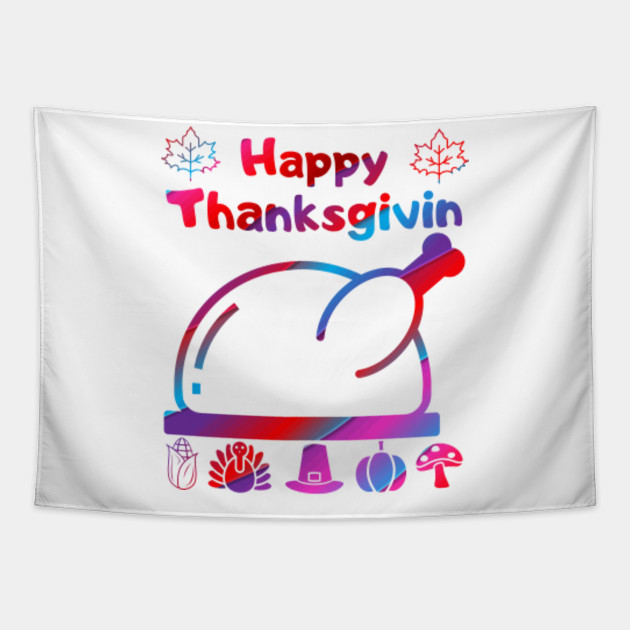 Cute Thanksgiving Happy Native american colorful Turkey ...