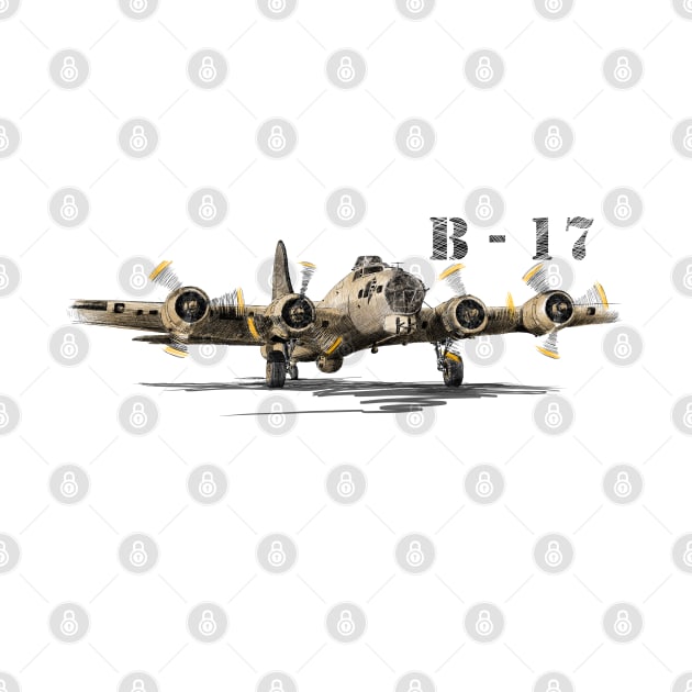 Bomber B-17 by sibosssr