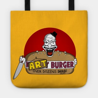 Art the Clown Burger Tote