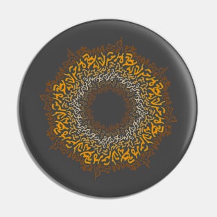 Sacred Script Mandala Pin