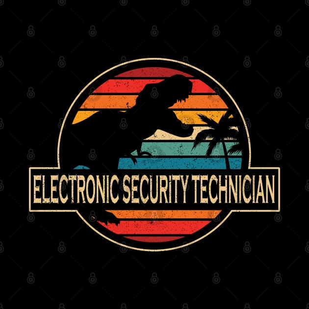 Electronic Security Technician Dinosaur by SusanFields