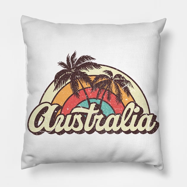 Australia honeymoon trip Pillow by SerenityByAlex