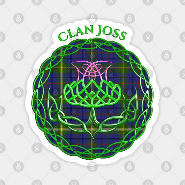 Joss Scottish Tartan Celtic Thistle Magnet by CelticFlame