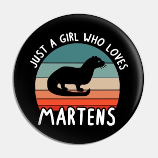 Girl marten love cute animal gift idea Pin