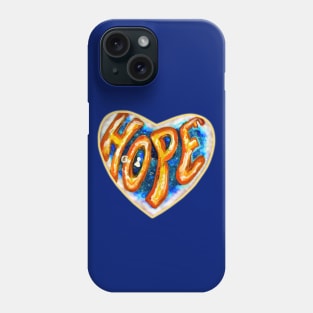 Heart Shaped Sky Hope Message Phone Case