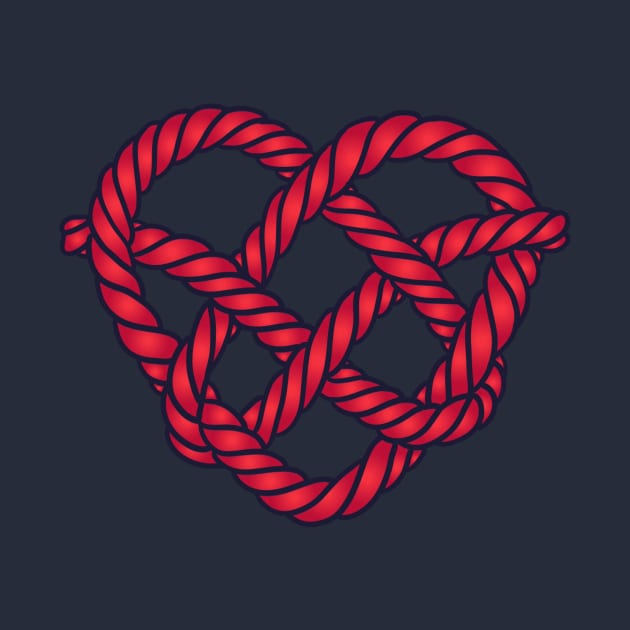 Heart Knot by Moe Tees