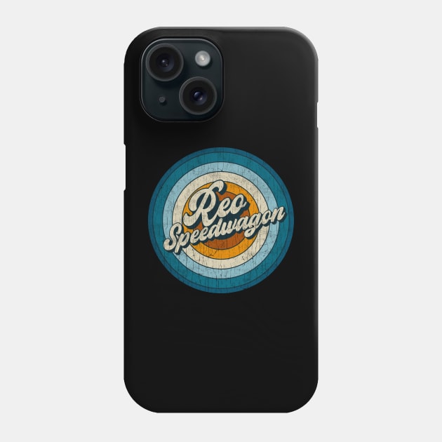 REO Speedwagon - Retro Circle Vintage Phone Case by Skeletownn