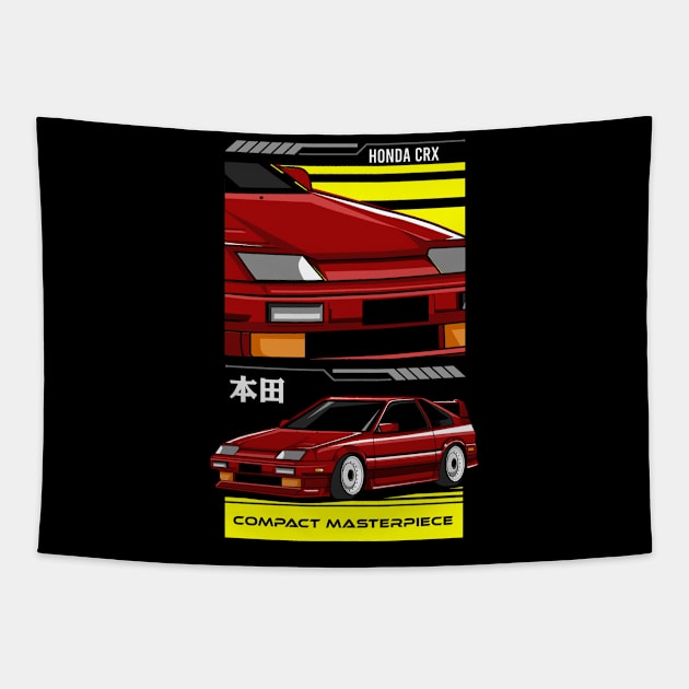 Honda CRX Tapestry by Harrisaputra