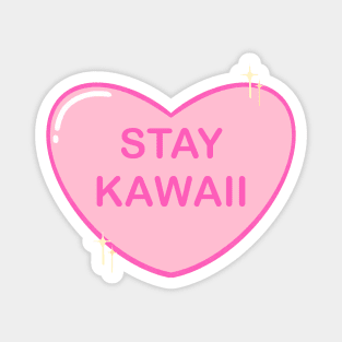 Stay Kawaii heart Magnet