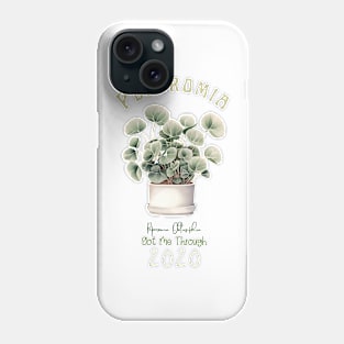 Peperomia, Botanical Illustration T-Shirt | Plant Lover Tee Phone Case