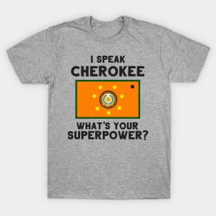 Inspired by a t-shirt the team is selling in Cherokee Syllabary