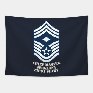 Chief Master Sergeant First Shirt Tapestry