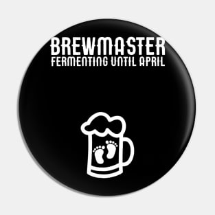 Pregnancy Announcement Shirt Beer Due Date in April 2020 Pin