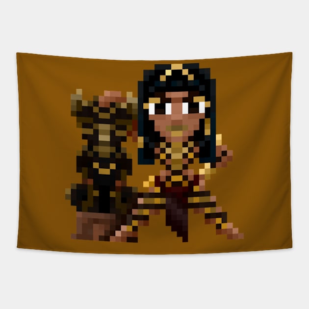 16-Bits Anck Su-Namun Tapestry by badpun