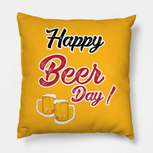 happy beer day Pillow