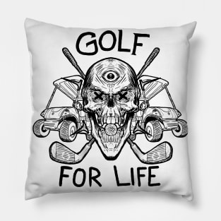 Skeleton Golf Pillow