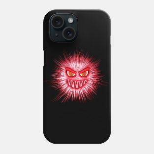 Red monster design or red virus in disguise Phone Case