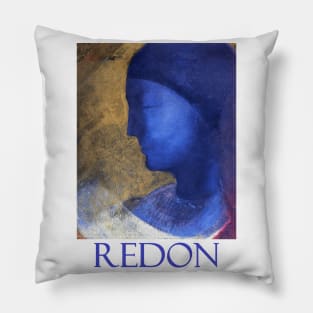 Golden Cage by Odilon Redon Pillow