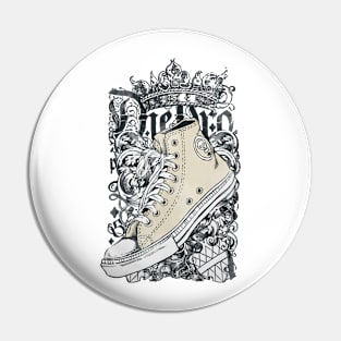 Abstract Sneakers Pin