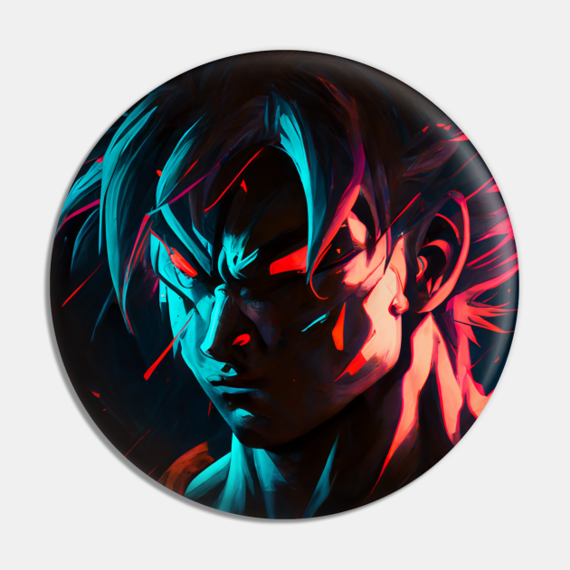 FanArt DRAGON BALL Z (BAD GOKU) Goku Pin TeePublic