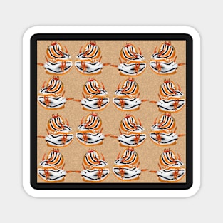 tapestry nudibranch pattern Magnet