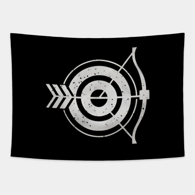 bow and arrow Tapestry by CreationArt8