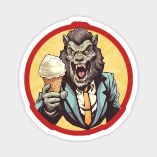 Lycan Ice Cream Magnet