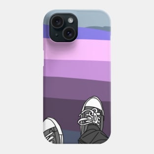 Colourfull shoes line art Phone Case