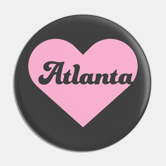 Love Atlanta Pin by MonkeyColada