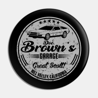 Brown's garage Pin