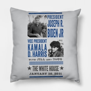 Joe Biden and Kamala Harris Gig Poster Pillow