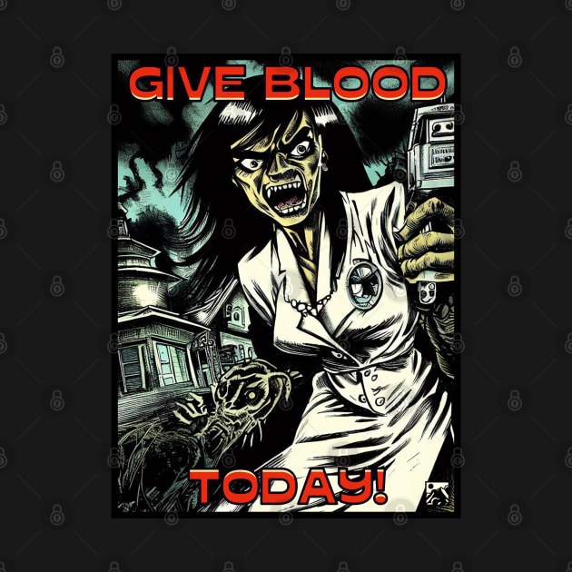 Give Blood Today! by cloudlanddesigns