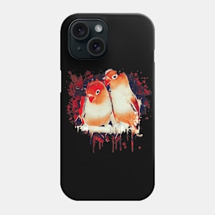 Love Bird Tie Dye art design Phone Case