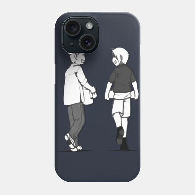 Edward and Aplhonse Elric FullMetal Alchemist Phone Case by SirTeealot