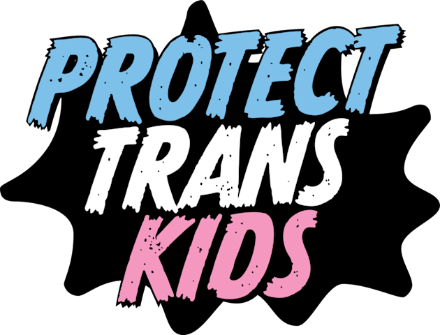 Protect Trans Kids Kids T-Shirt by Stephentc