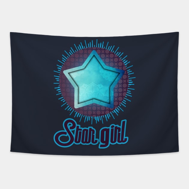 Star Girl Tapestry by GLStyleDesigns