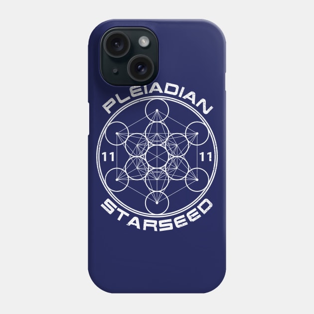 Pleiadian Starseed Sacred Geometry Phone Case by rycotokyo81