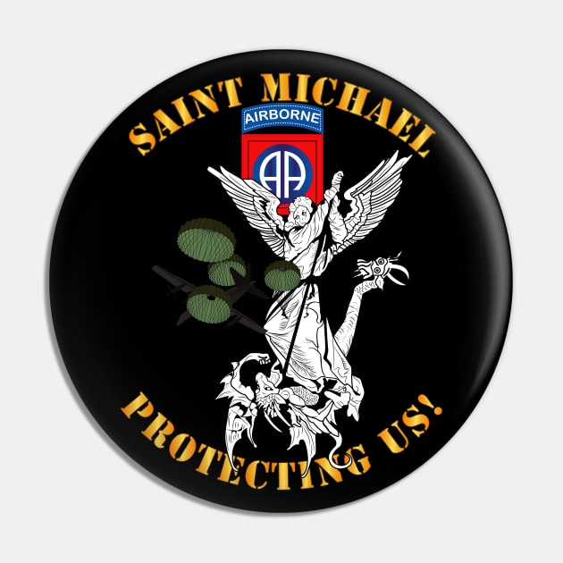 82nd Airborne Div - Saint Michael - Protecting Us Pin by twix123844