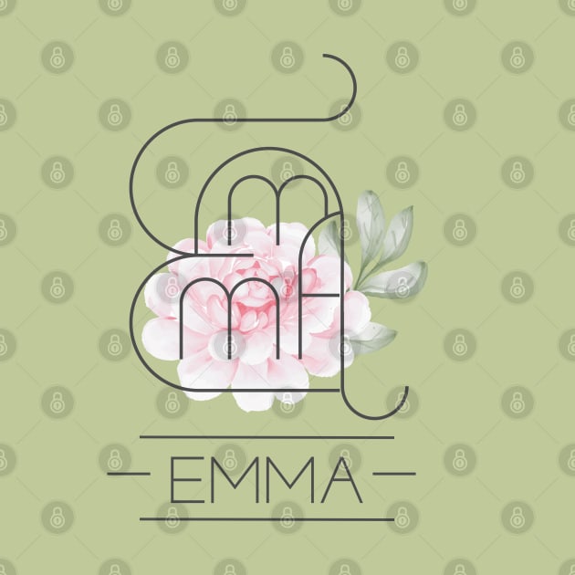 Emma name logo by TEEPOINTER