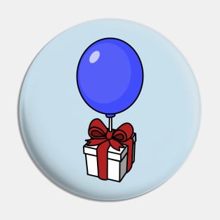 Present Balloon Pin