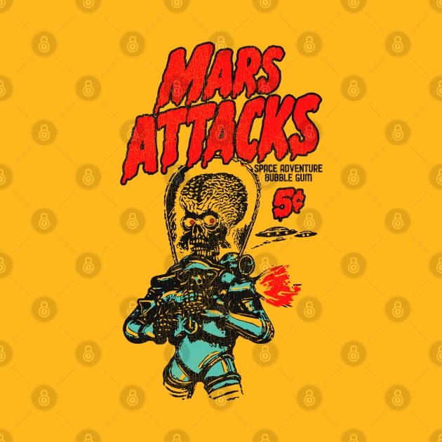 Mars Attacks Bubble Gum by darklordpug