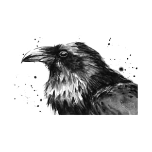 Raven Watercolor T-Shirt