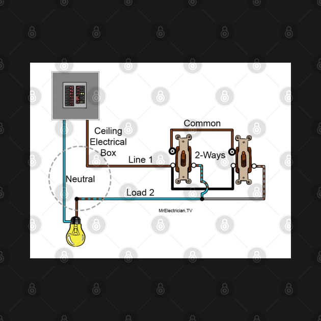 UK Two-Way Switch Wiring Diagram by MVdirector